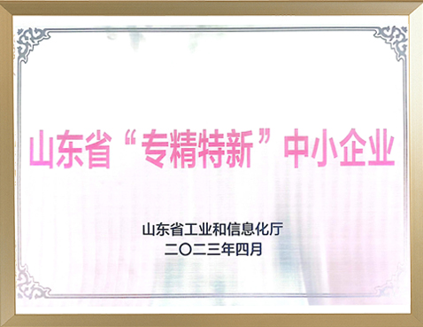 山東省“專精特新”中小企業